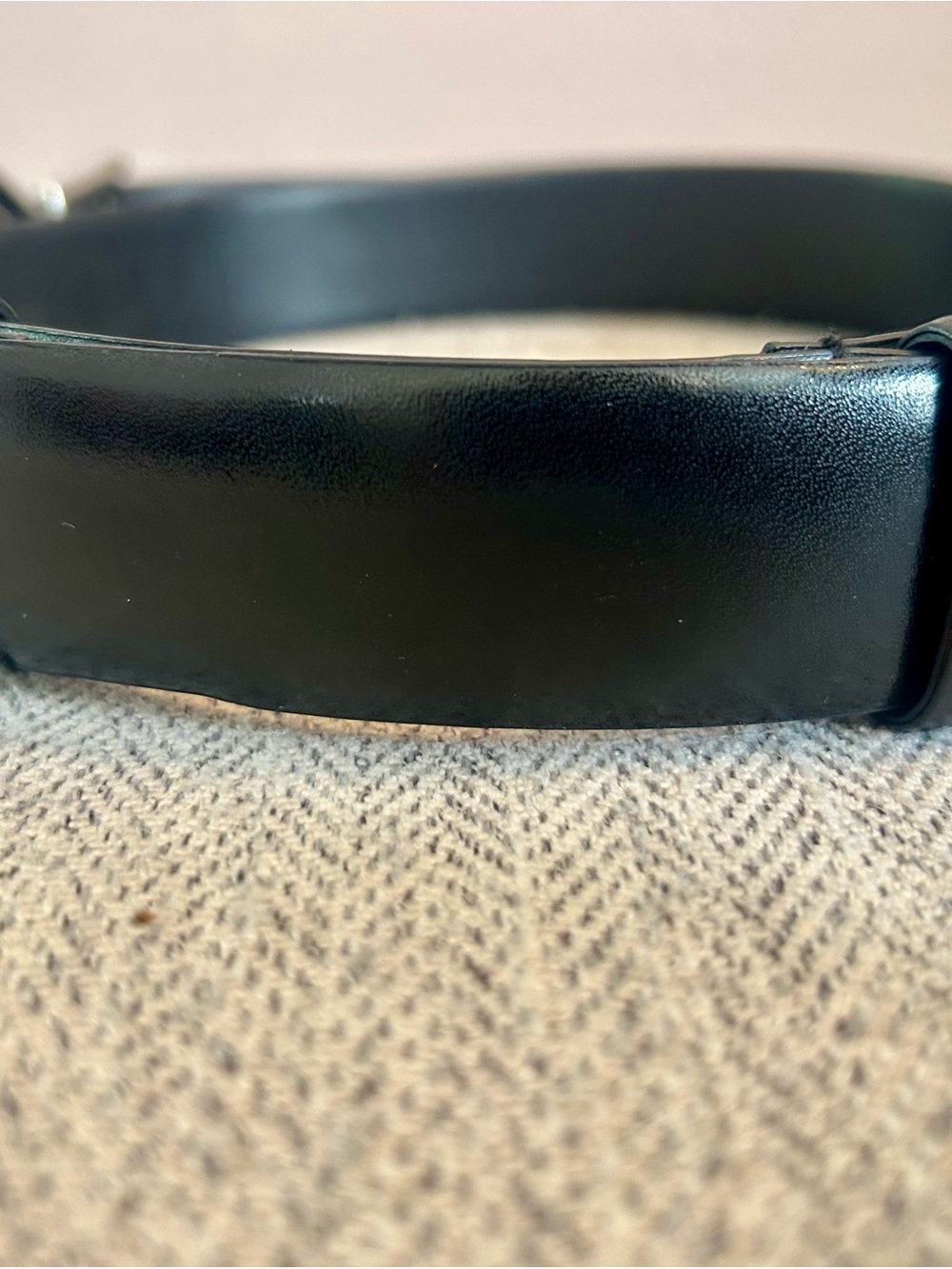 Cipriani Vintage Leather Belt in Black Size M/L - Picture 8 of 10
